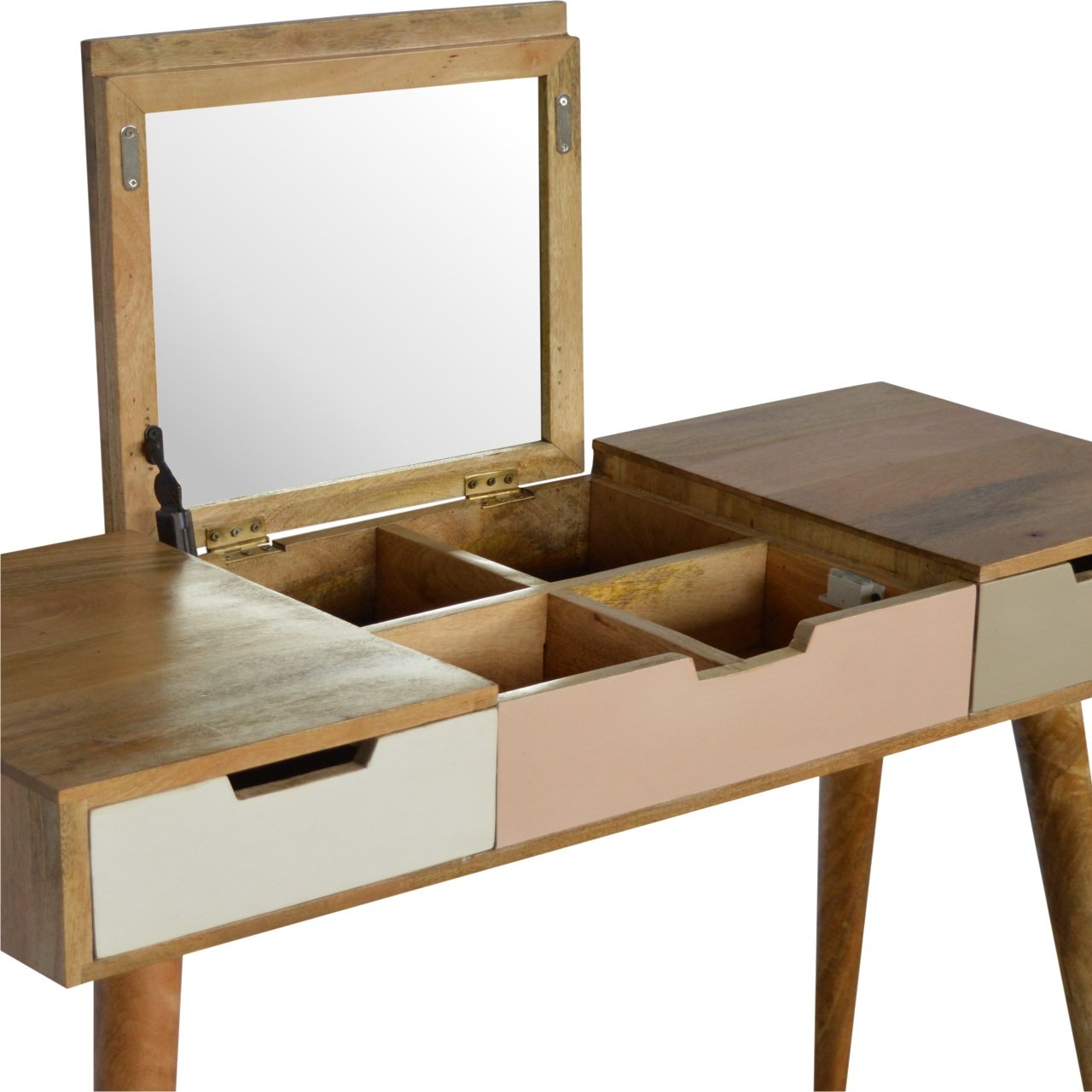 Pink Gradient Dressing Table - Luxe Home Comforts