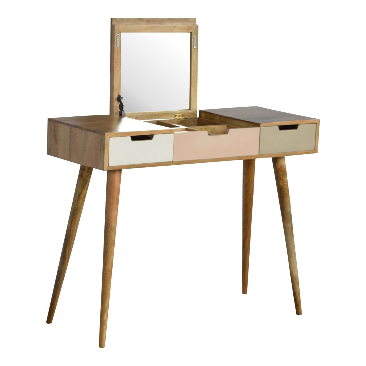 Pink Gradient Dressing Table - Luxe Home Comforts