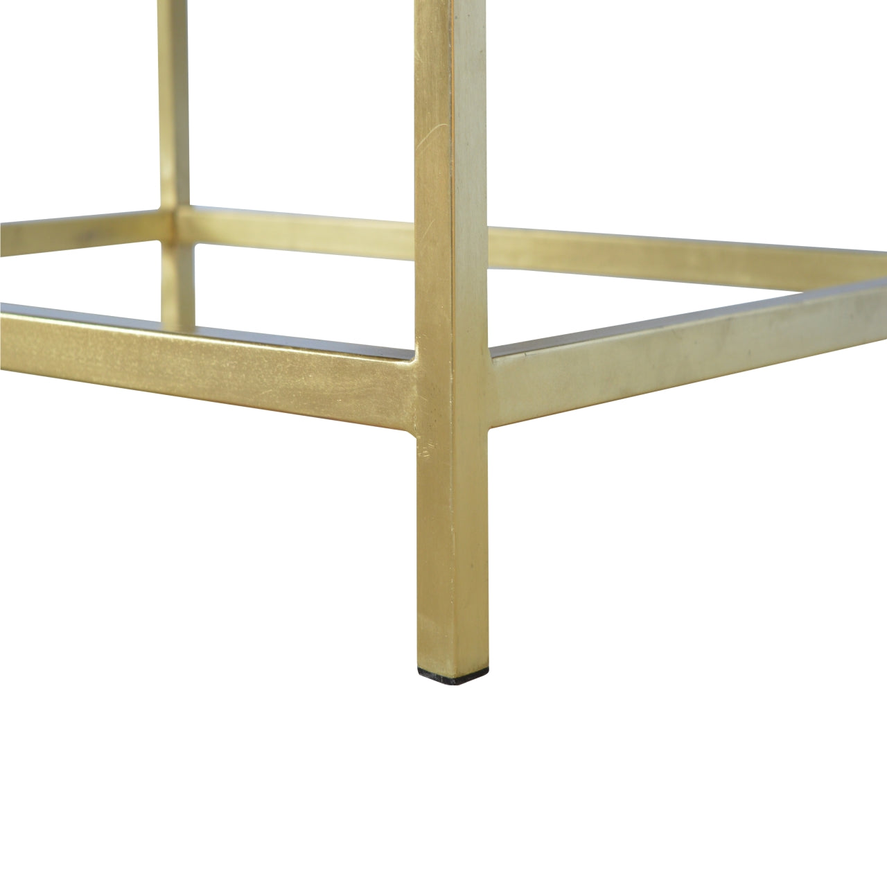 Rectangle Gold Coffee Table - Luxe Home Comforts
