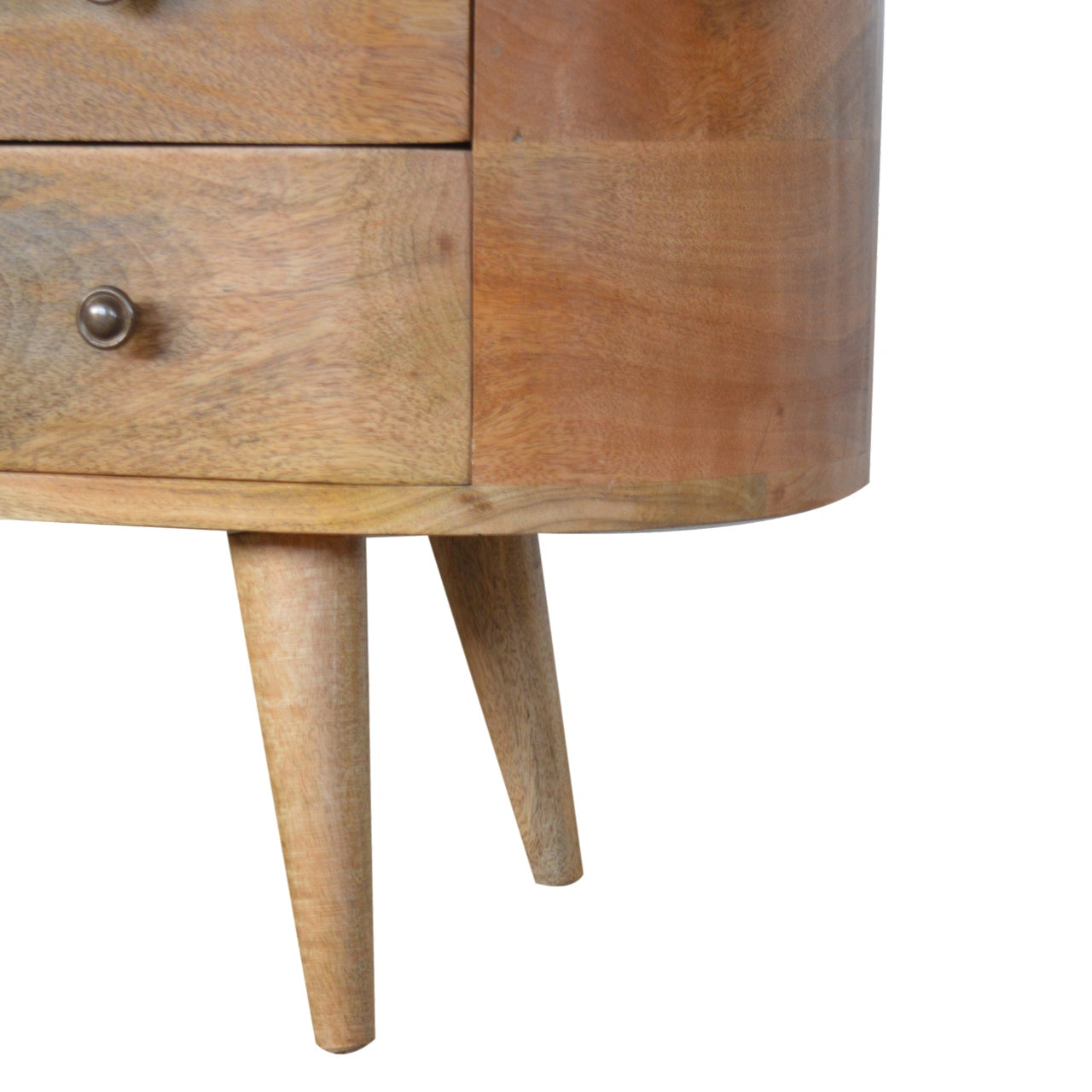 Rounded Entertainment Unit - Luxe Home Comforts
