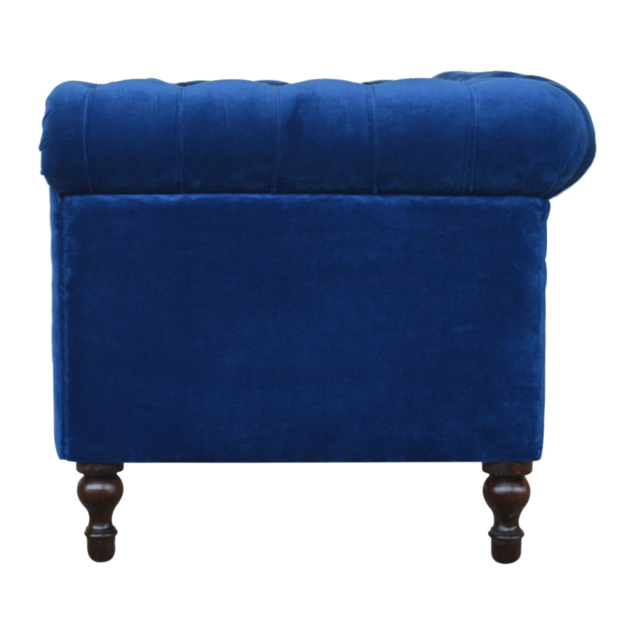 Royal Blue Velvet Chesterfield Sofa - Luxe Home Comforts