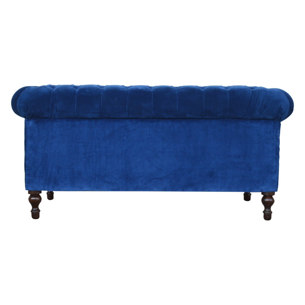 Royal Blue Velvet Chesterfield Sofa - Luxe Home Comforts