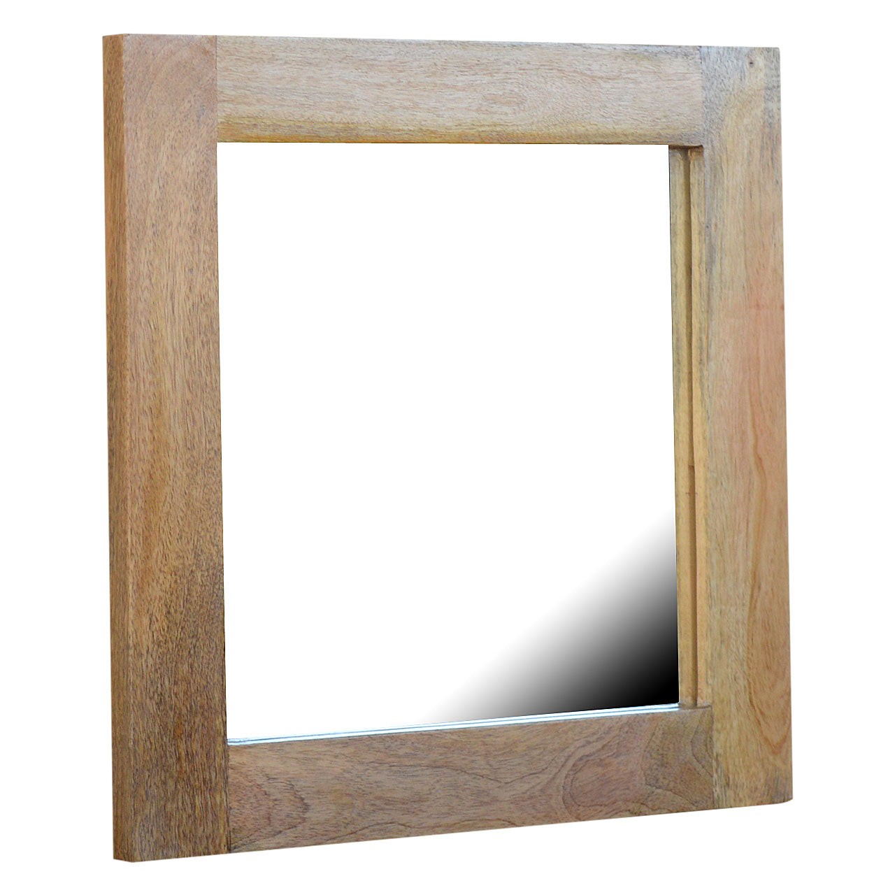Square Wooden Frame with Mirror - Luxe Home Comforts
