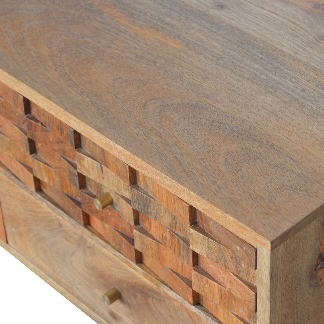 Tile Carved TV Unit - Luxe Home Comforts