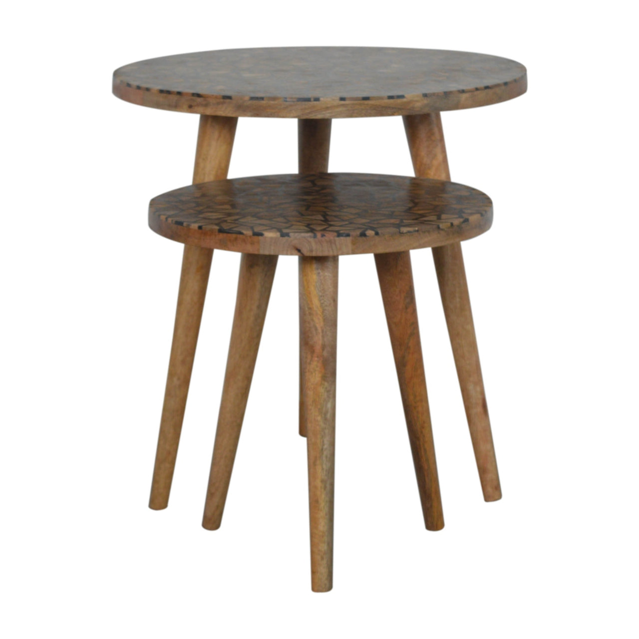 Tree Trunk Footstool Set of 2 - Luxe Home Comforts