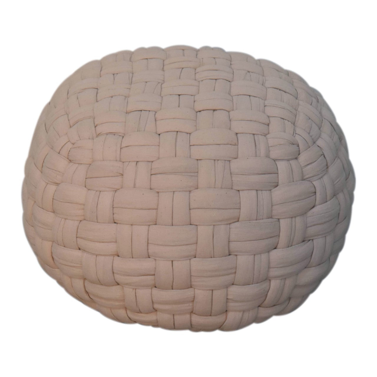Tube Pouffe Cream - Luxe Home Comforts