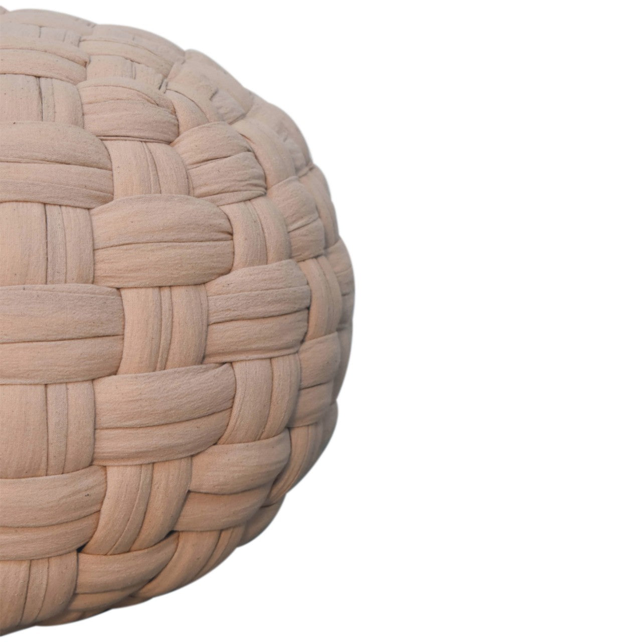 Tube Pouffe Cream - Luxe Home Comforts