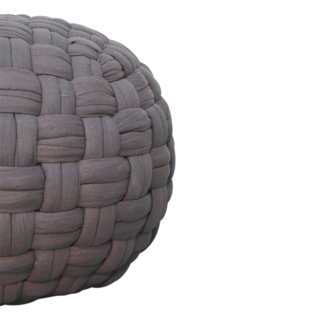 Tube Pouffe Grey - Luxe Home Comforts
