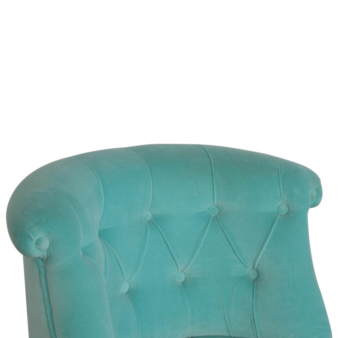 Turquoise Velvet Accent Chair - Luxe Home Comforts