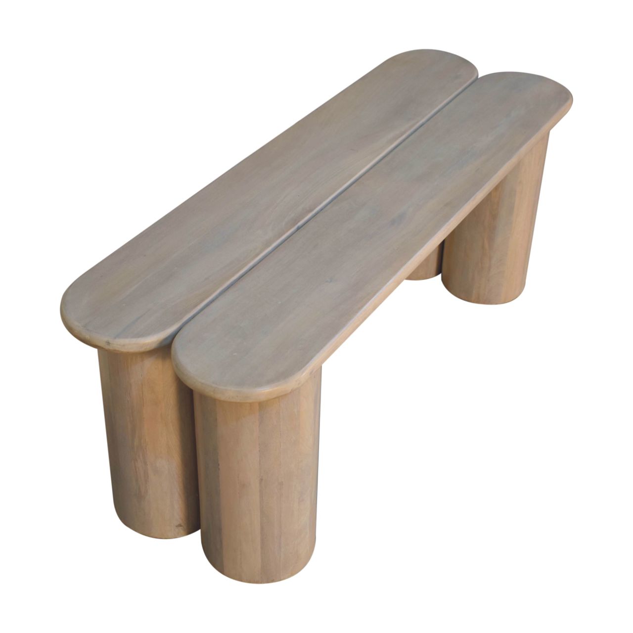 Twin Plank Marble Bench - Luxe Home Comforts