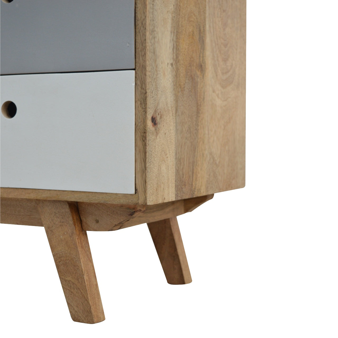 Two Tone Hand Painted Cabinet - Luxe Home Comforts