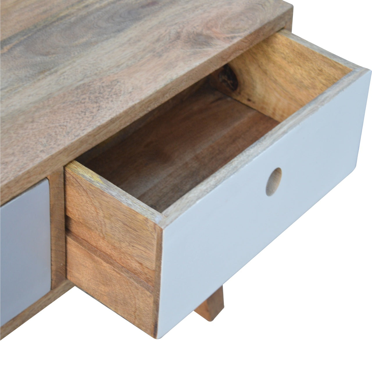Two Tone Painted Coffee Table - Luxe Home Comforts