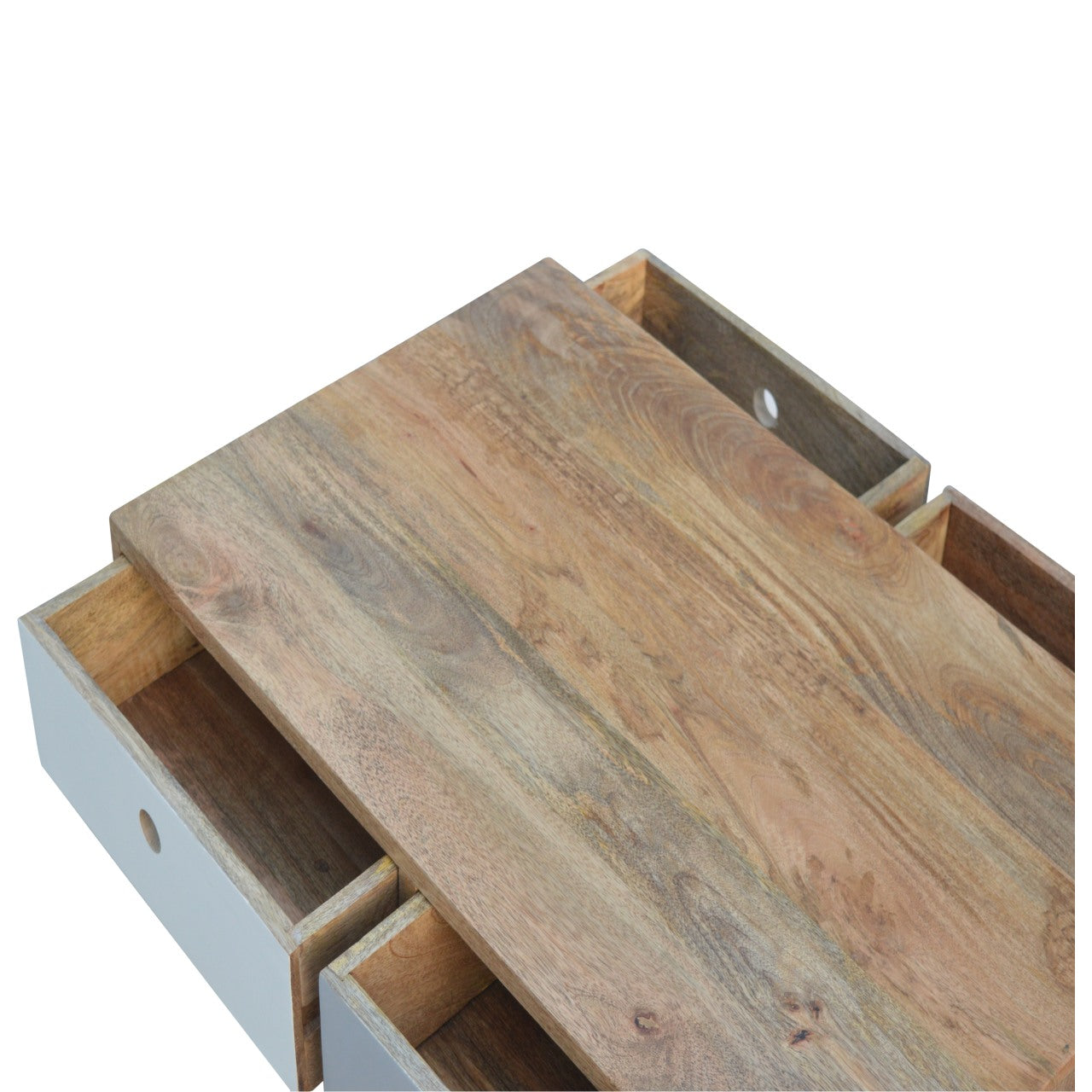 Two Tone Painted Coffee Table - Luxe Home Comforts