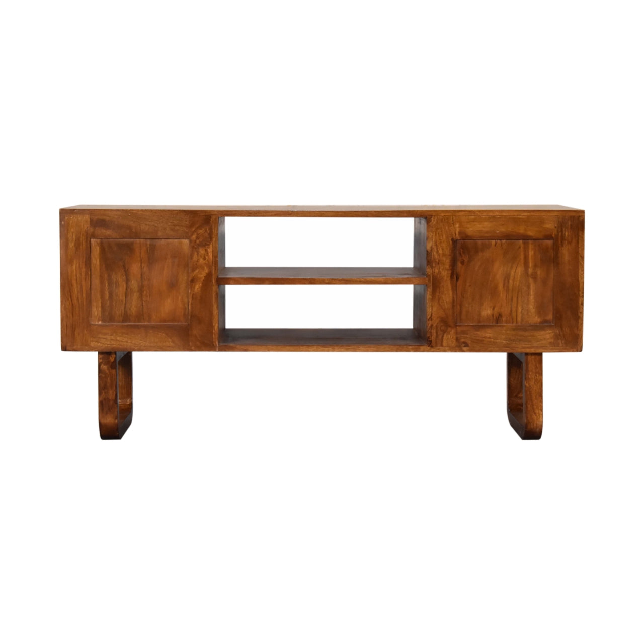 U-Chestnut Sunrise Media Unit - Luxe Home Comforts
