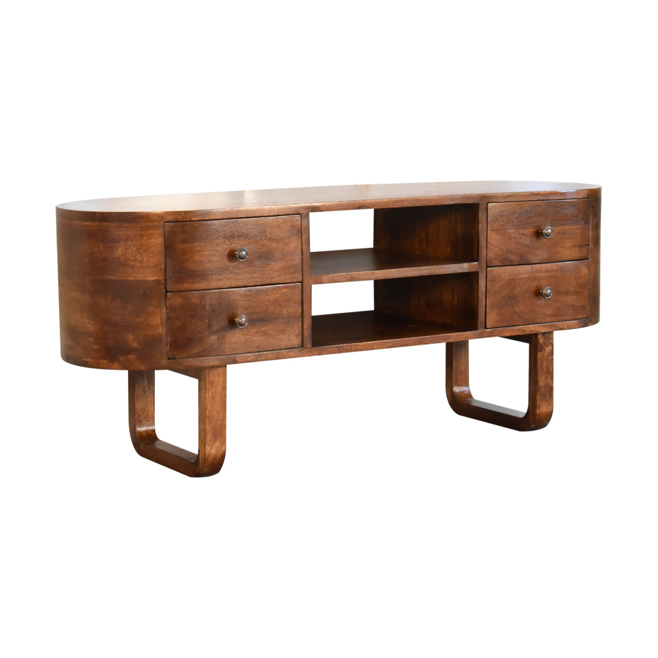 U-Shape Media TV unit - Luxe Home Comforts