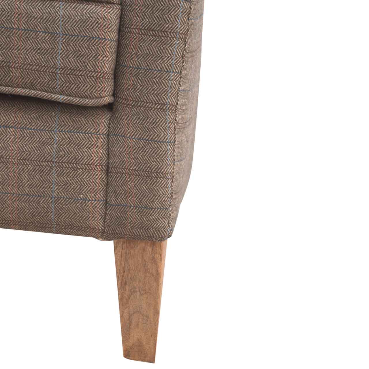 Upholstered Tweed Tub Chair - Luxe Home Comforts