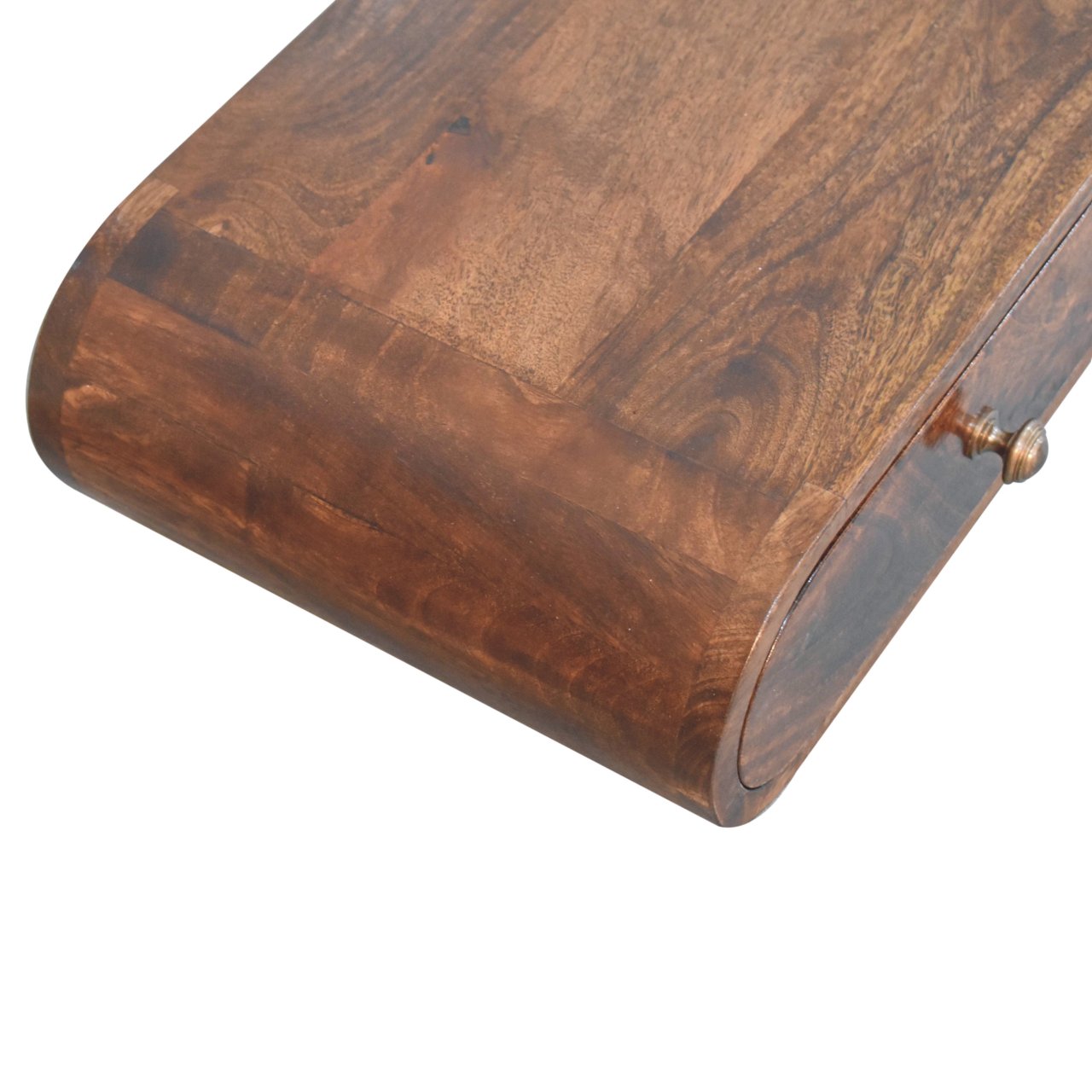 Wall Mounted California Walnut Console Table - Luxe Home Comforts