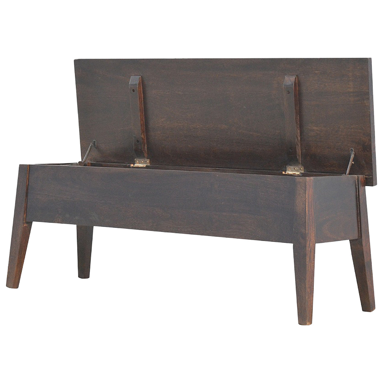 Walnut Hallway Storage Bench - Luxe Home Comforts