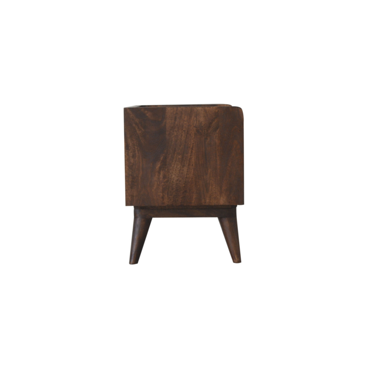 Walnut Nordic Storage Bench - Luxe Home Comforts