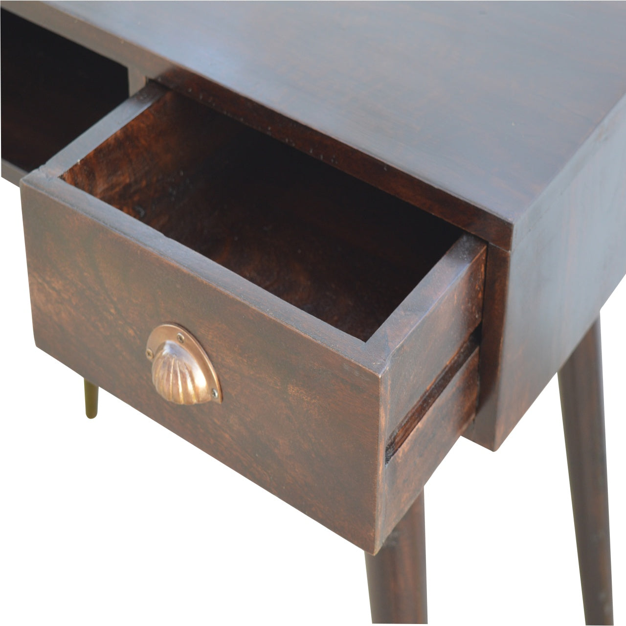 Walnut Open Shelf Writing Desk - Luxe Home Comforts