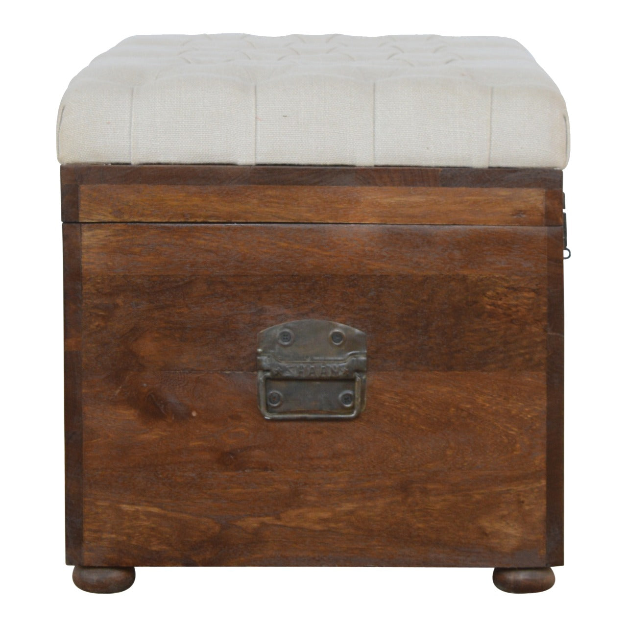 White Linen Storage Trunk - Luxe Home Comforts