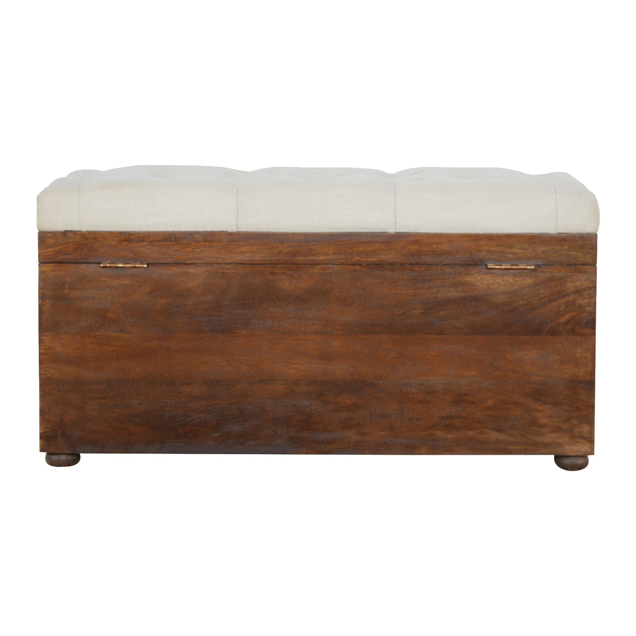 White Linen Storage Trunk - Luxe Home Comforts