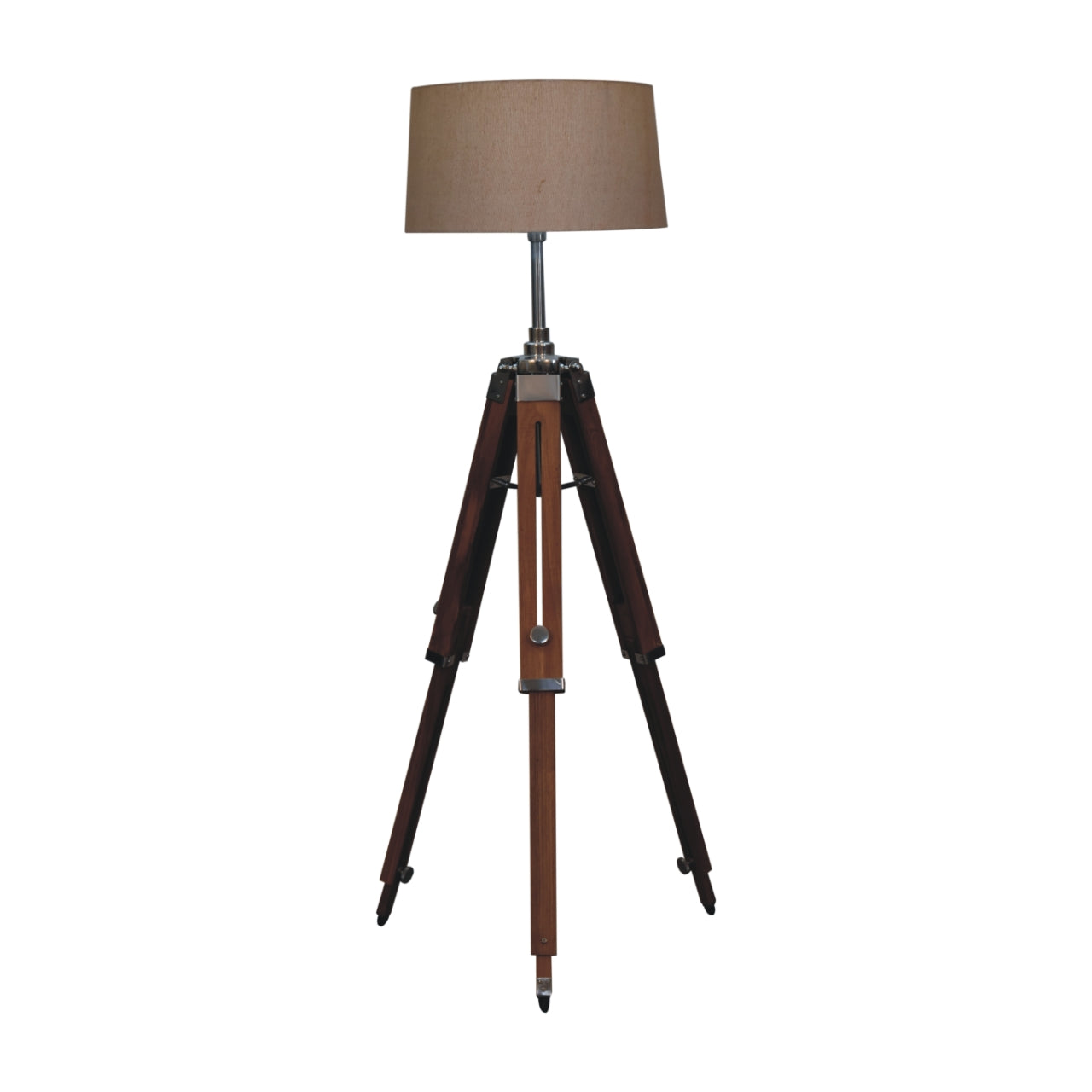 Wooden Tripod Floor Lamp - Luxe Home Comforts