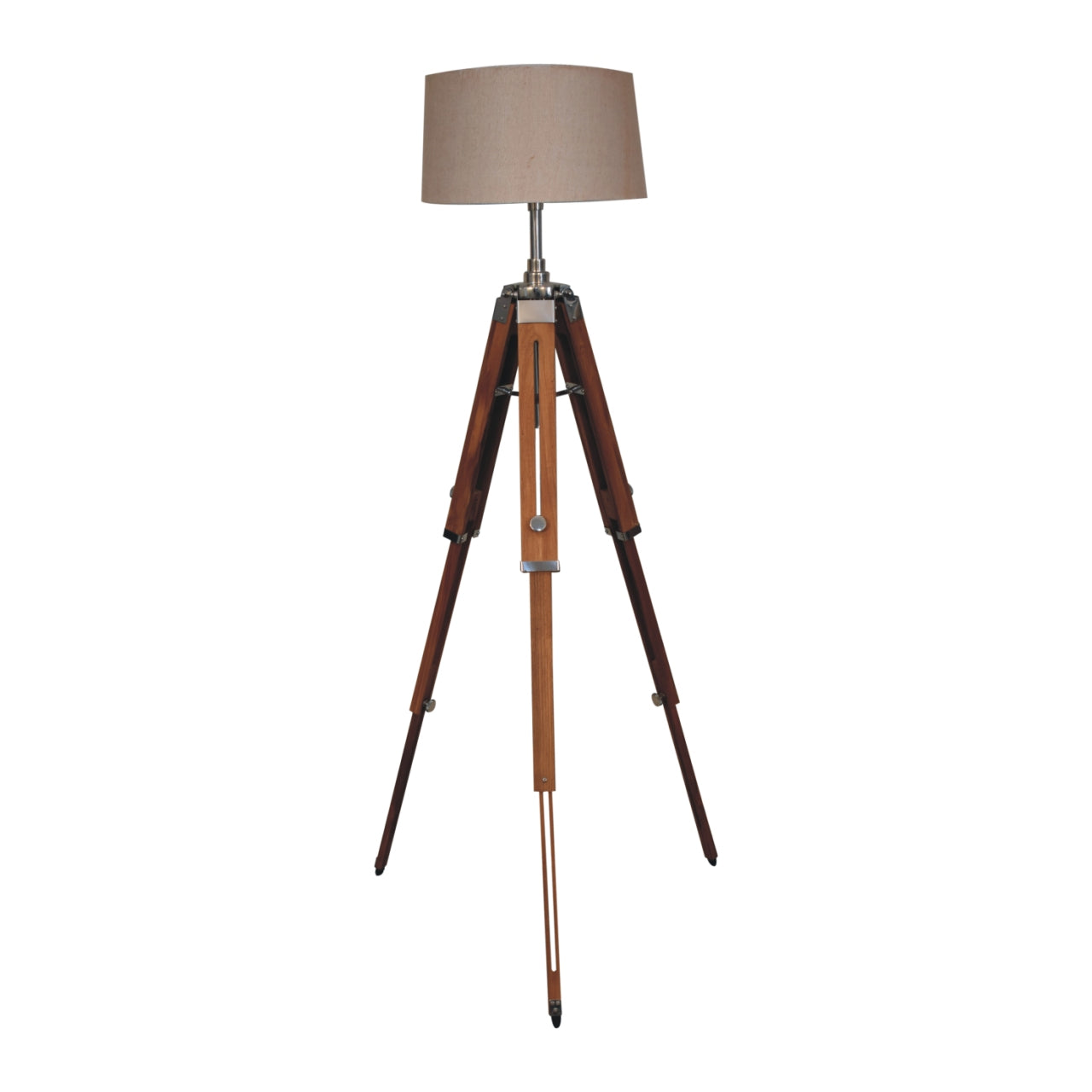 Wooden Tripod Floor Lamp - Luxe Home Comforts