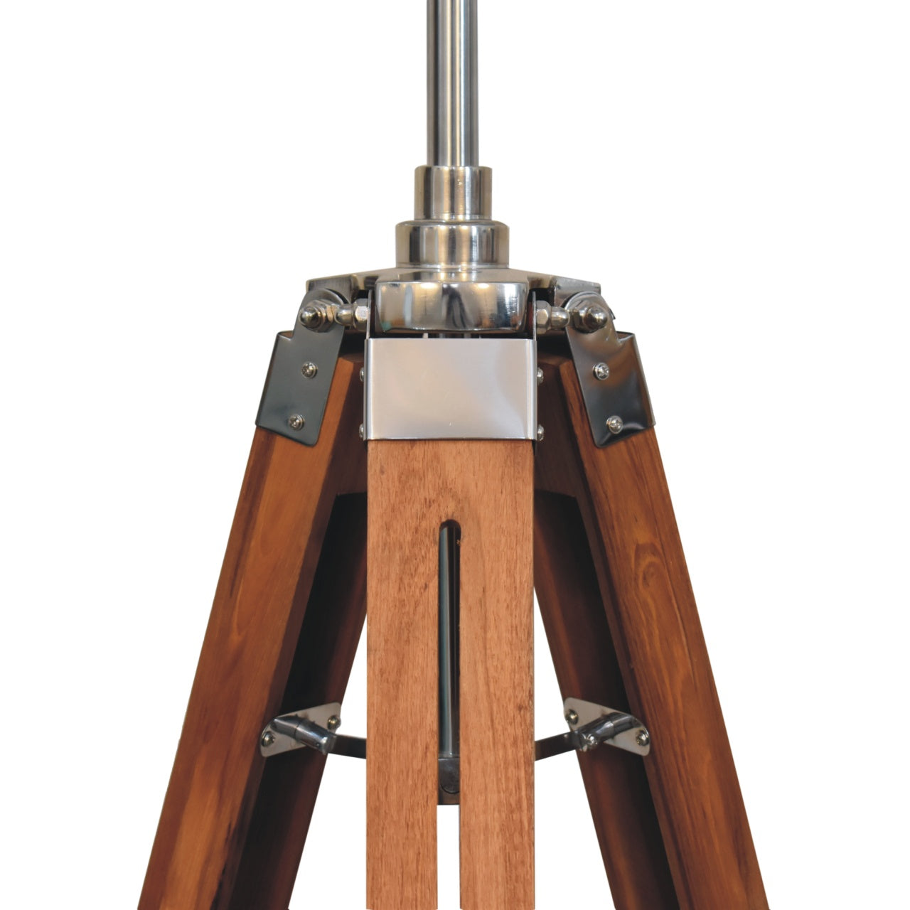 Wooden Tripod Floor Lamp - Luxe Home Comforts