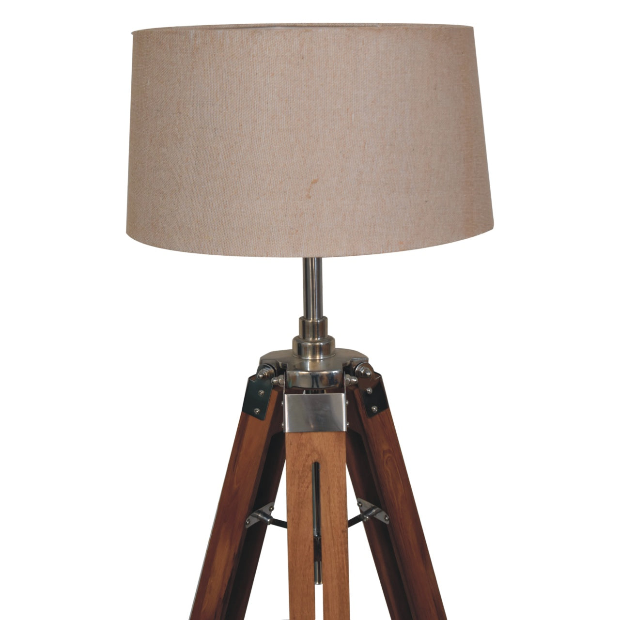 Wooden Tripod Floor Lamp - Luxe Home Comforts
