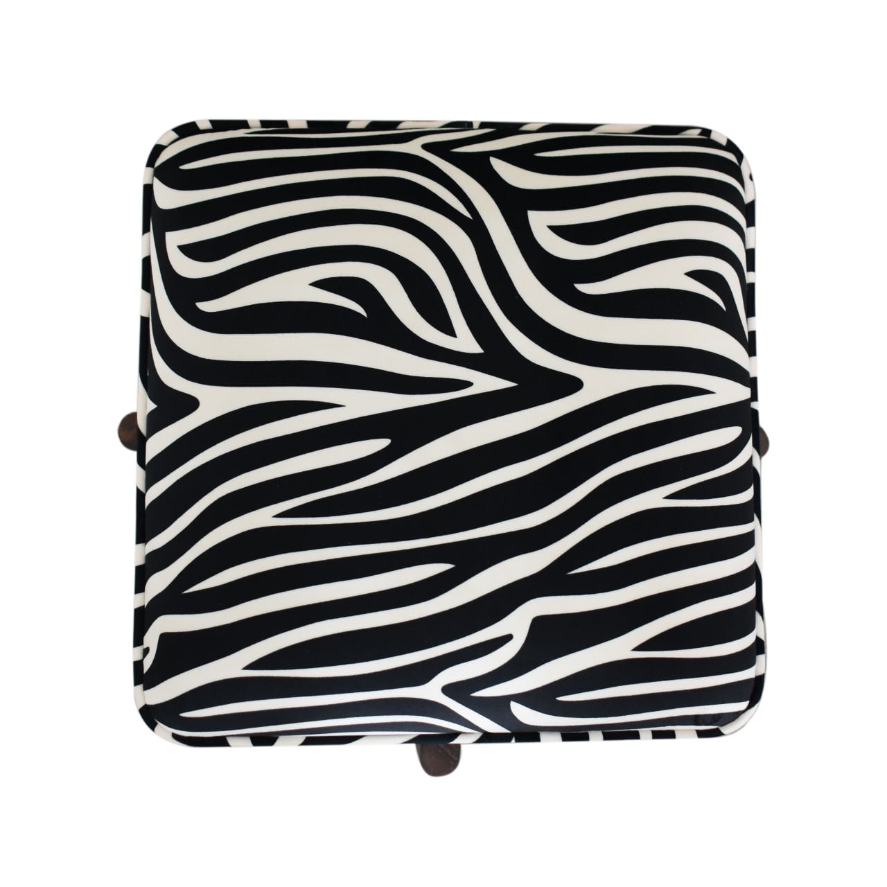 Zebra Footstool - Luxe Home Comforts