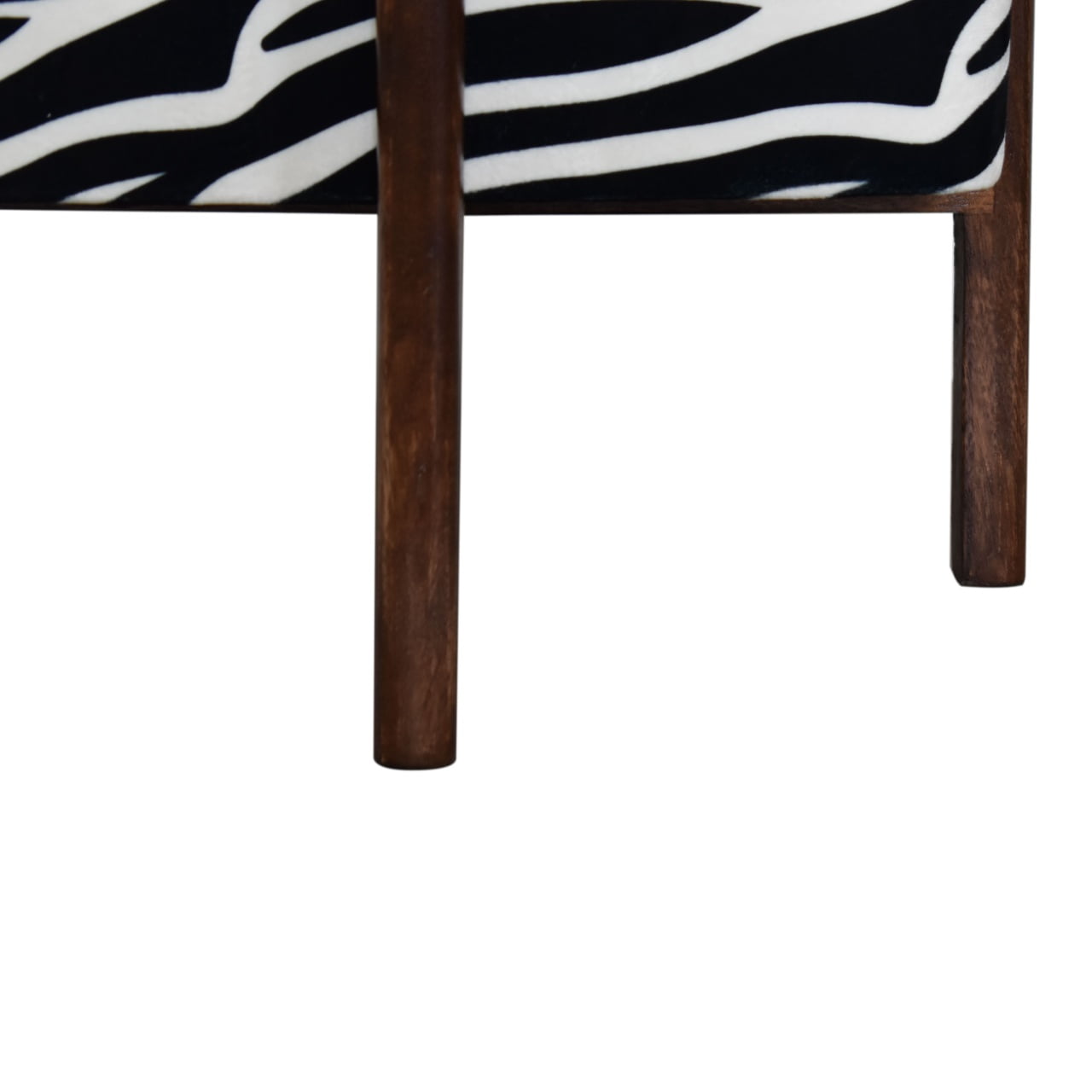 Zebra Footstool - Luxe Home Comforts
