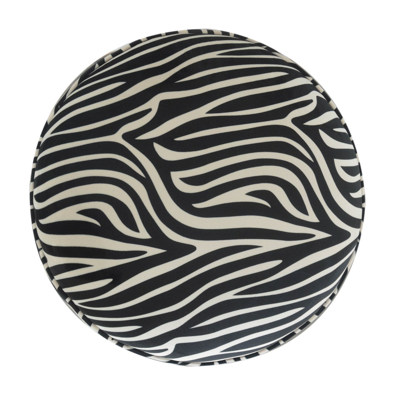 Zebra Nordic Style Footstool - Luxe Home Comforts