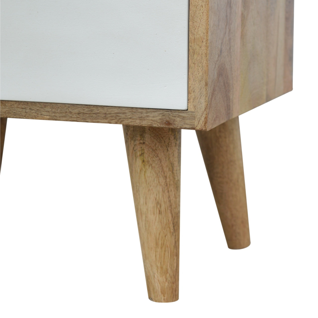 White Envelope Bedside Table