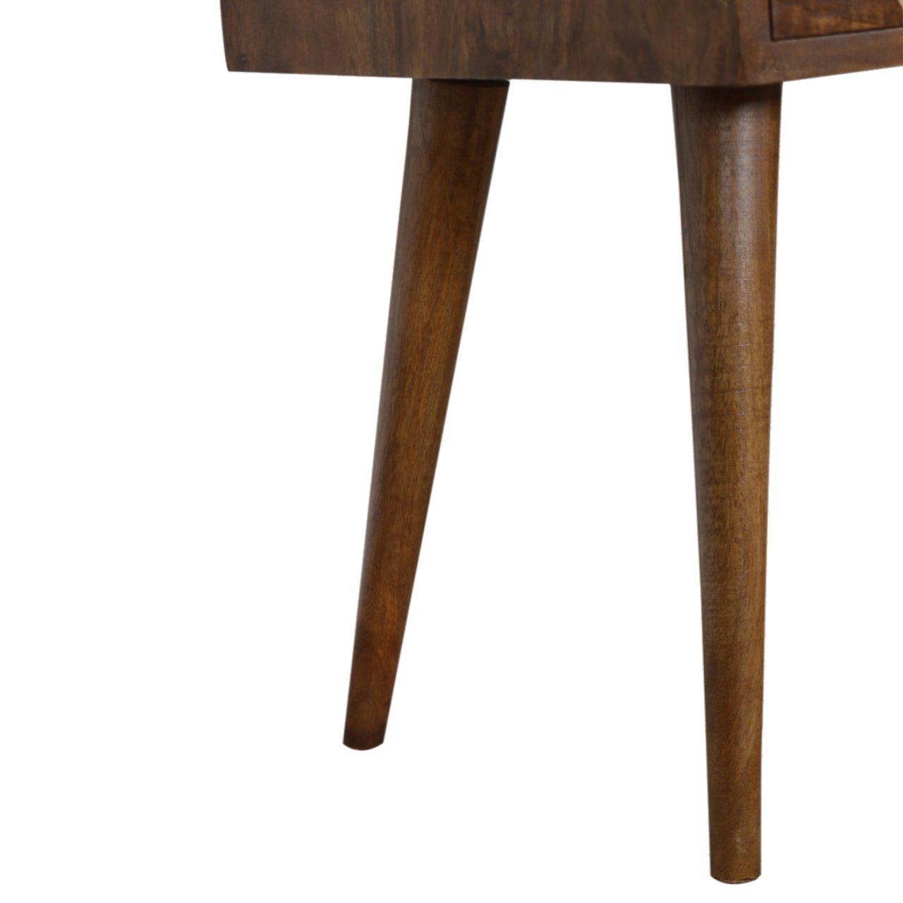 Mini Geo Brass Bedside Table