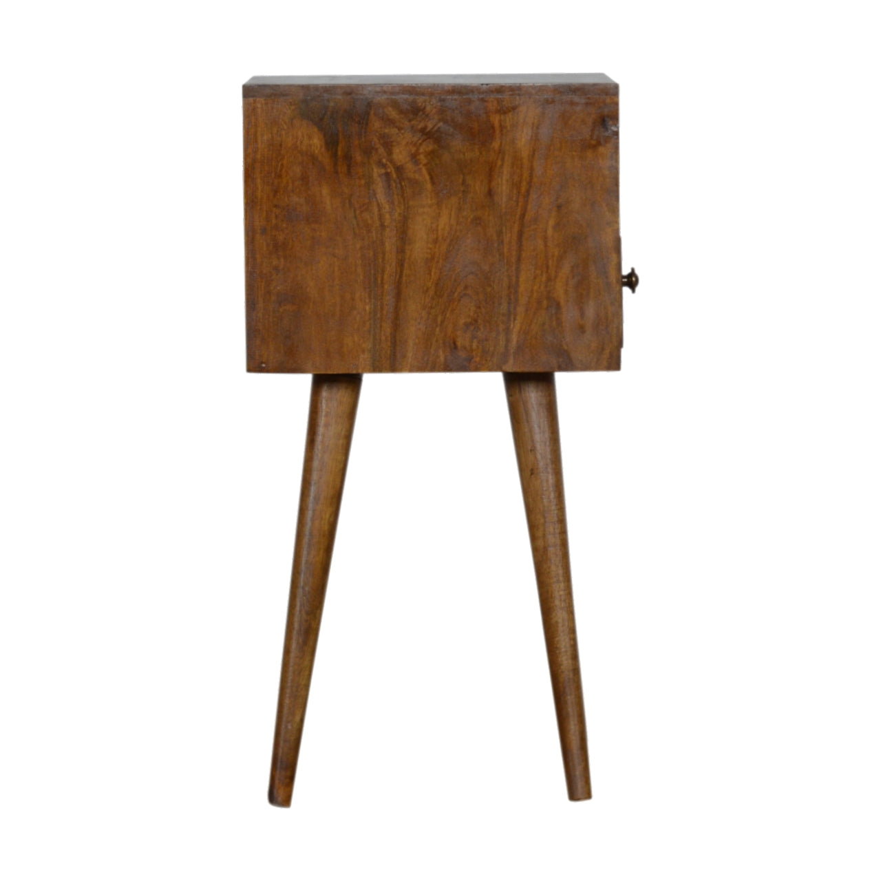 Mini Geo Brass Bedside Table