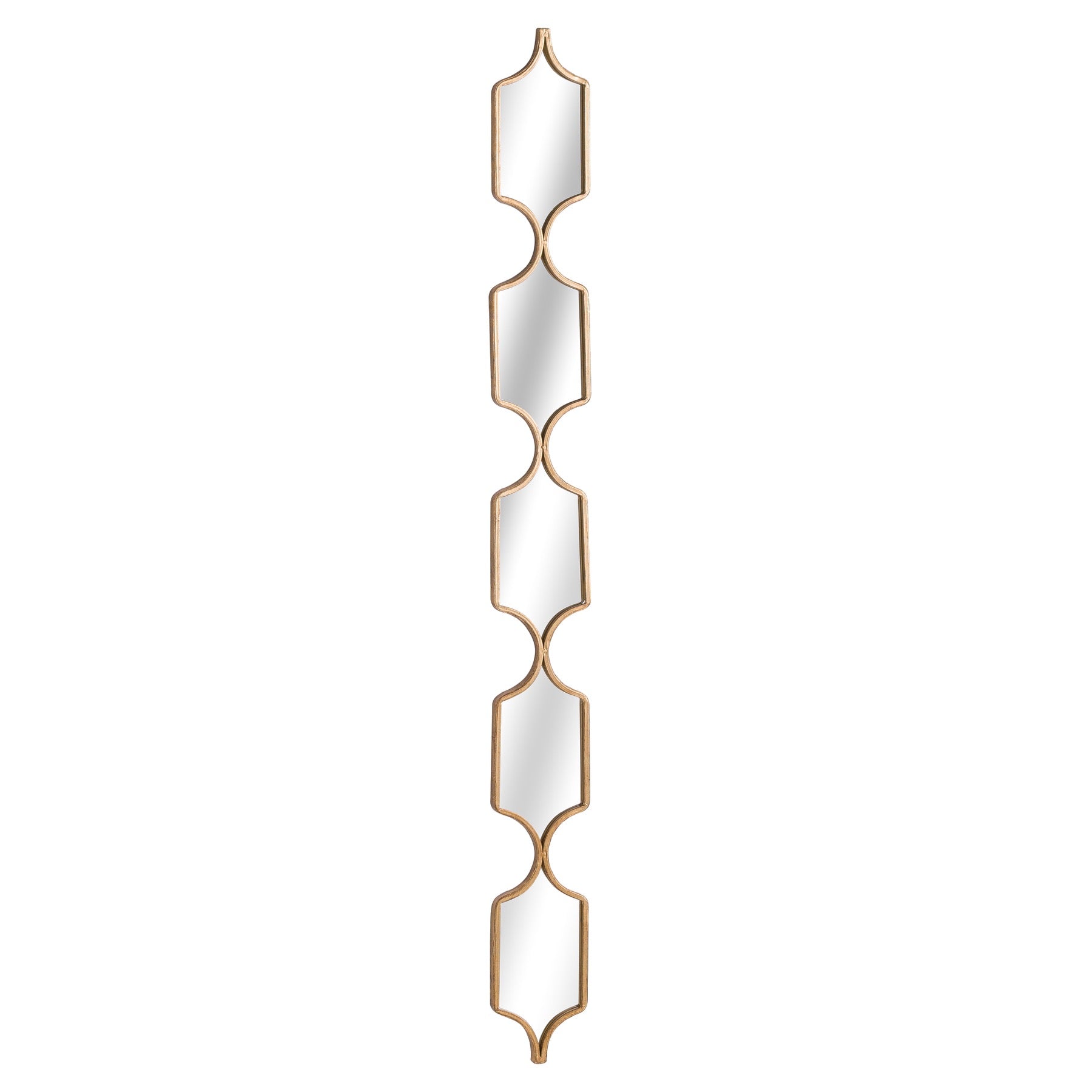 Square Decorative Hanging Collage Mirror In Gold - Luxe Home Comforts