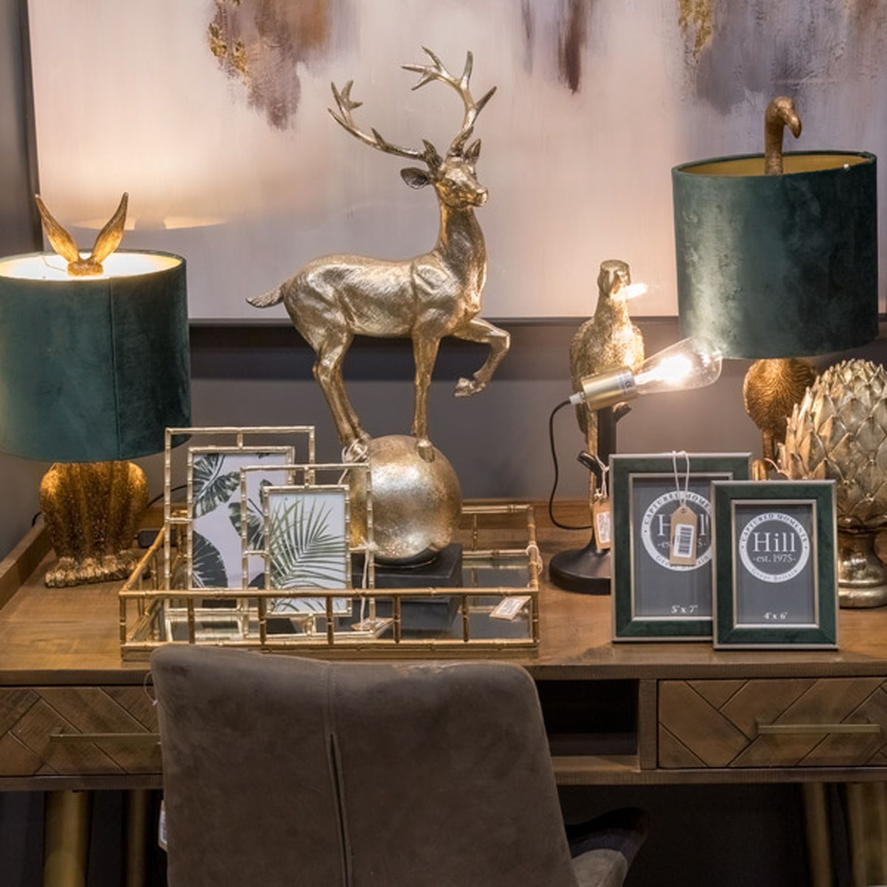 Large Gold Pinecone Finial - Luxe Home Comforts