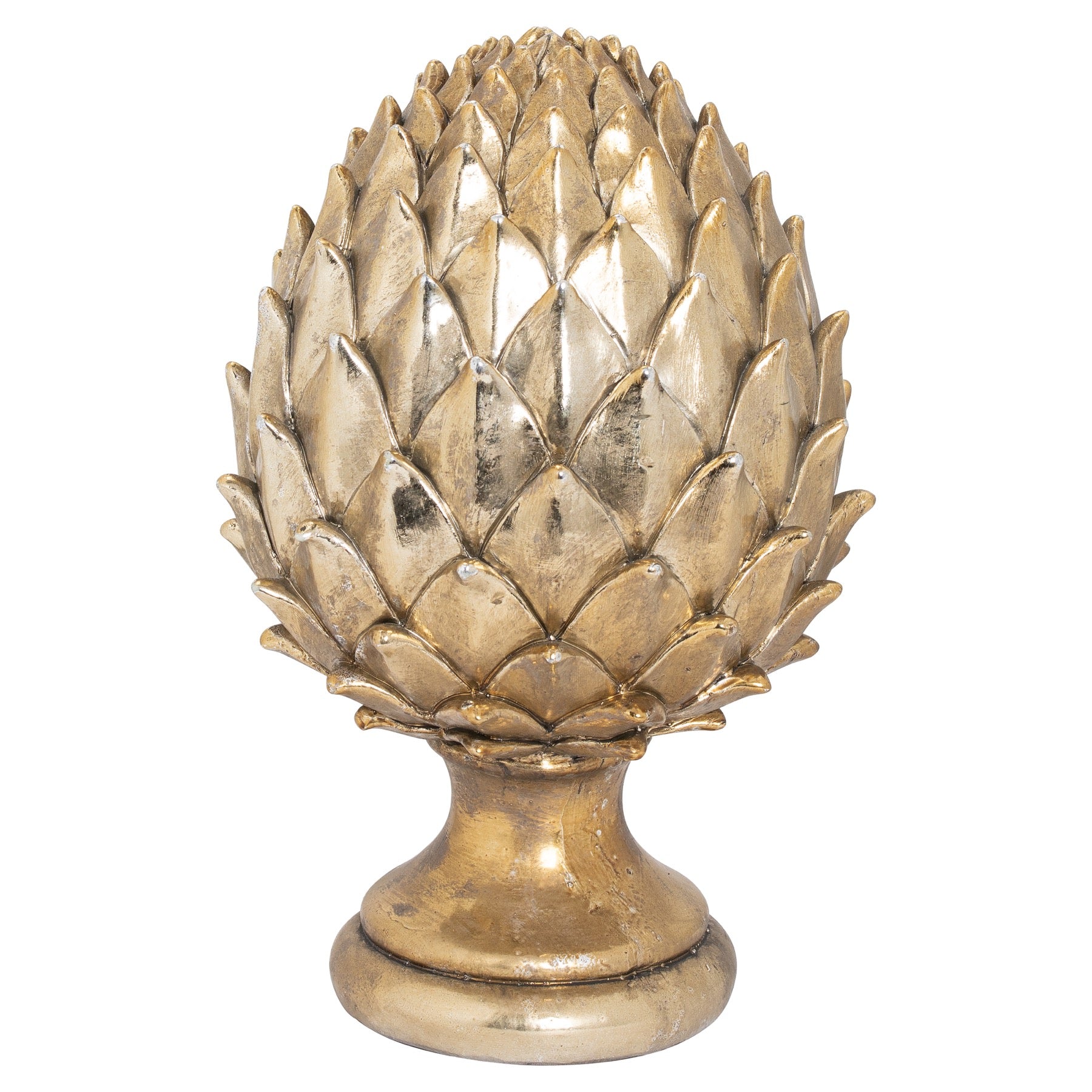 Large Gold Pinecone Finial - Luxe Home Comforts