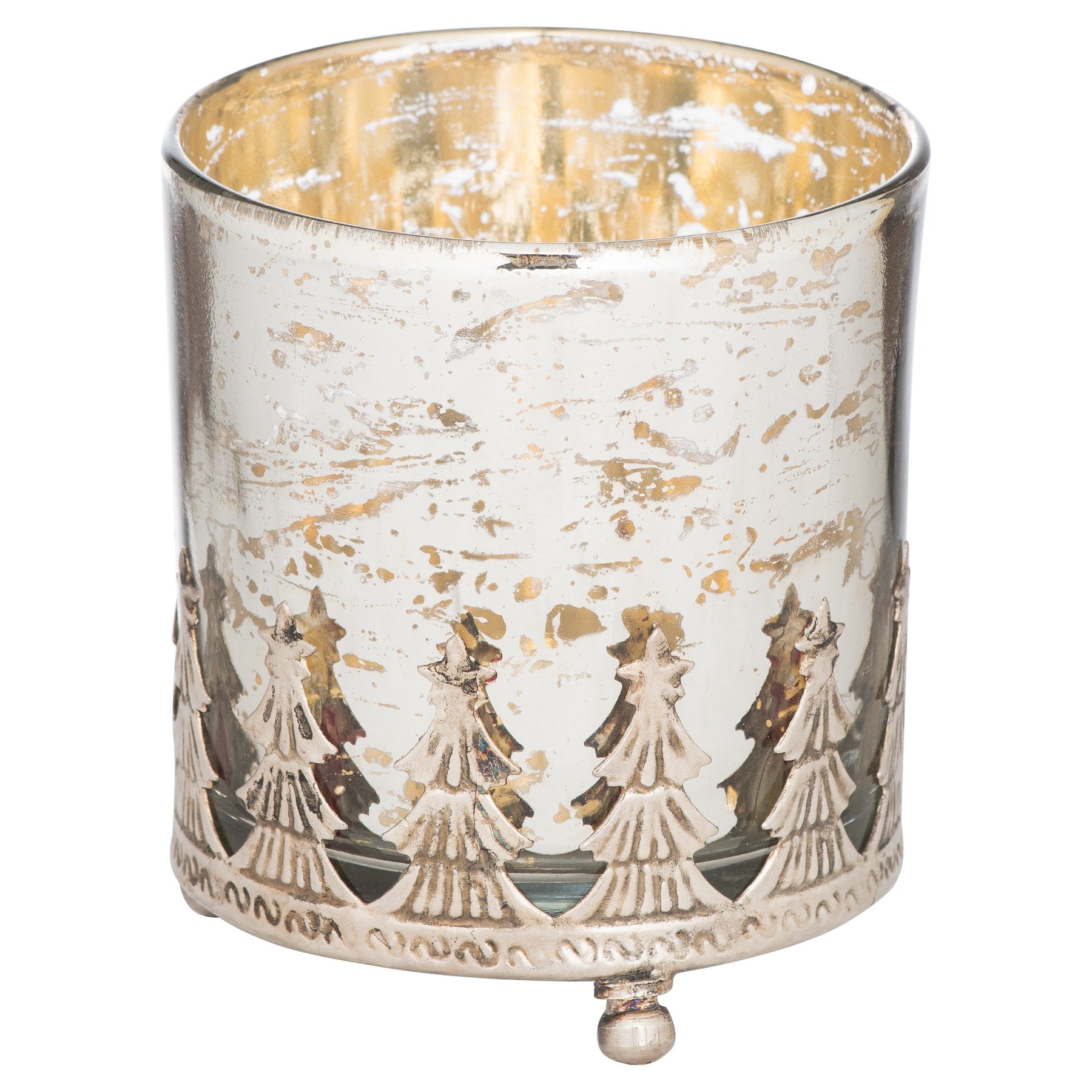 The Lustre Collection Christmas Large Candle Holder - Luxe Home Comforts