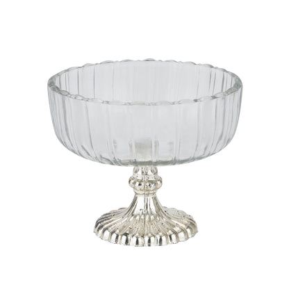 Small Fluted Glass Display Bowl - Luxe Home Comforts