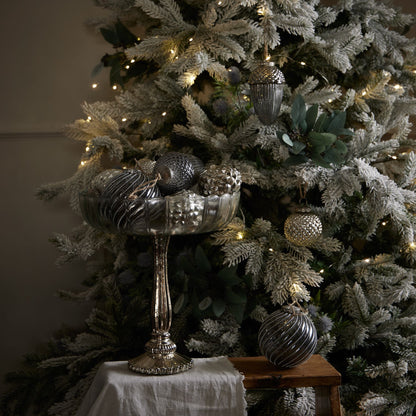 Large Fluted Glass Display Bowl - Luxe Home Comforts