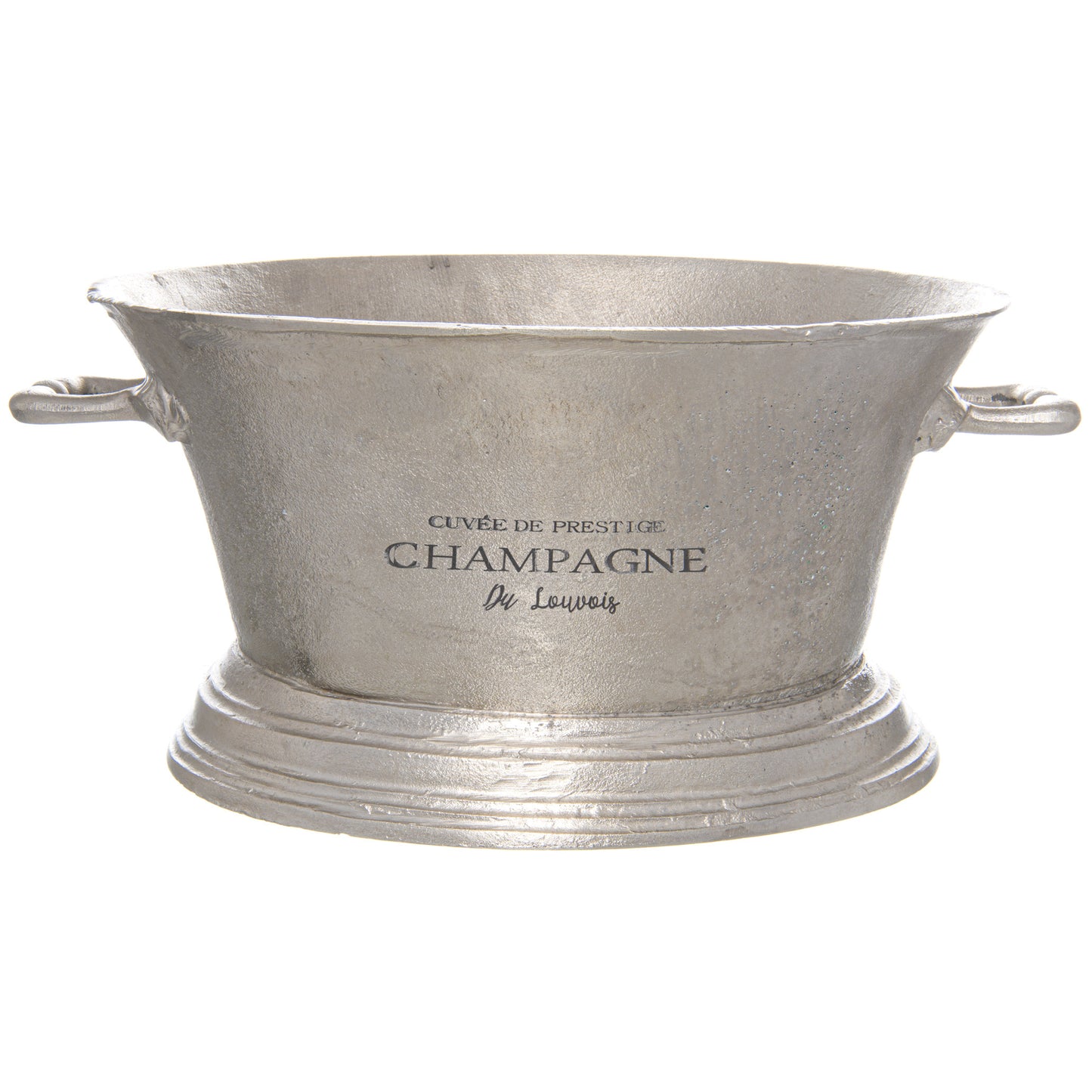 Large Antique Pewter Champagne Cooler - Luxe Home Comforts