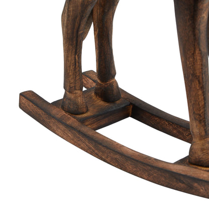 Natural Rocking Horse - Luxe Home Comforts