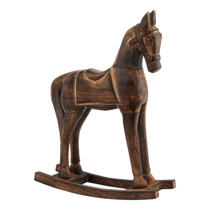 Natural Rocking Horse - Luxe Home Comforts