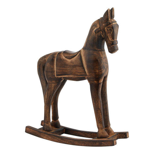 Natural Rocking Horse - Luxe Home Comforts