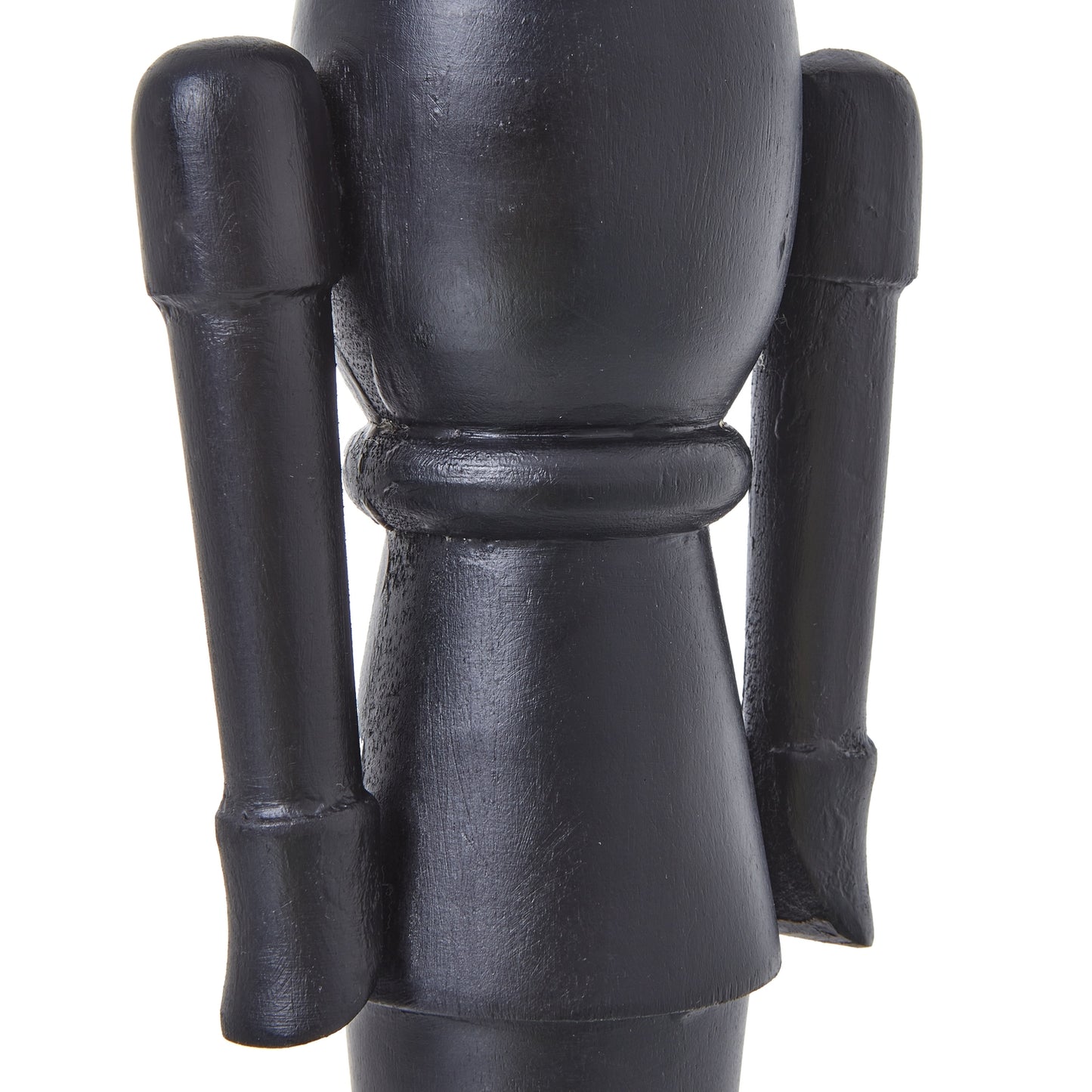 Minimalist Black Wooden Nutcracker Decoration - Luxe Home Comforts