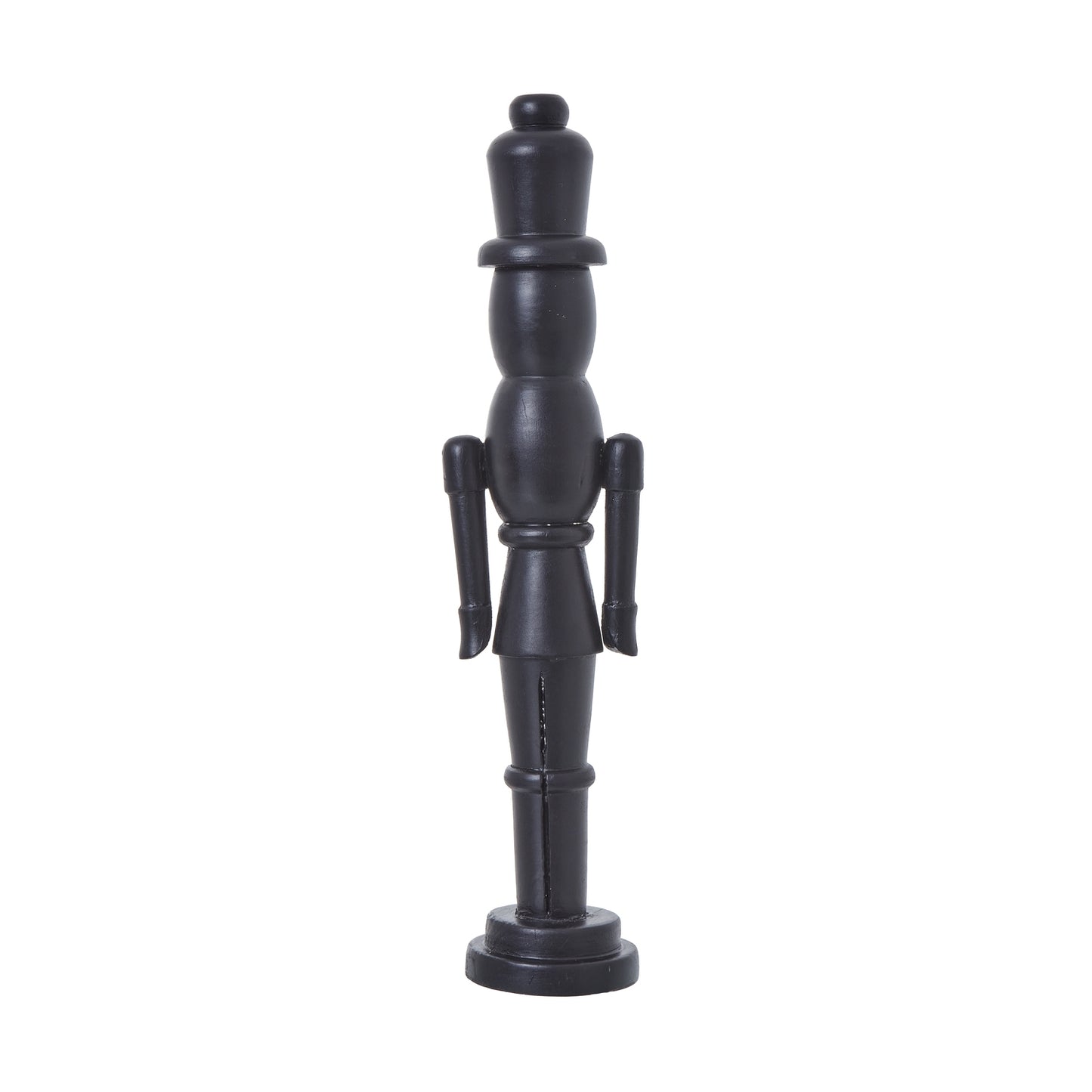 Minimalist Black Wooden Nutcracker Decoration - Luxe Home Comforts