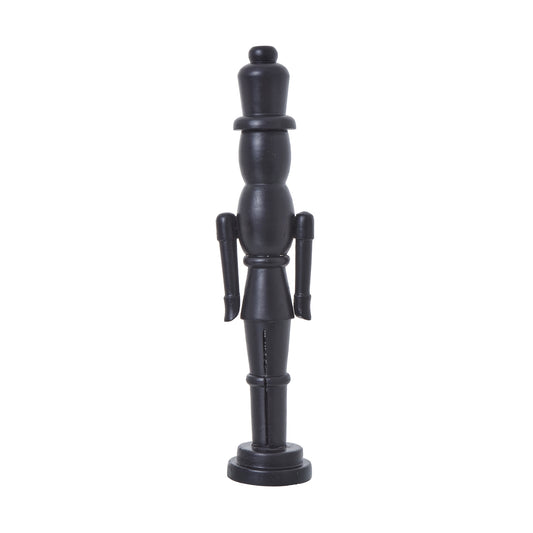 Minimalist Black Wooden Nutcracker Decoration - Luxe Home Comforts