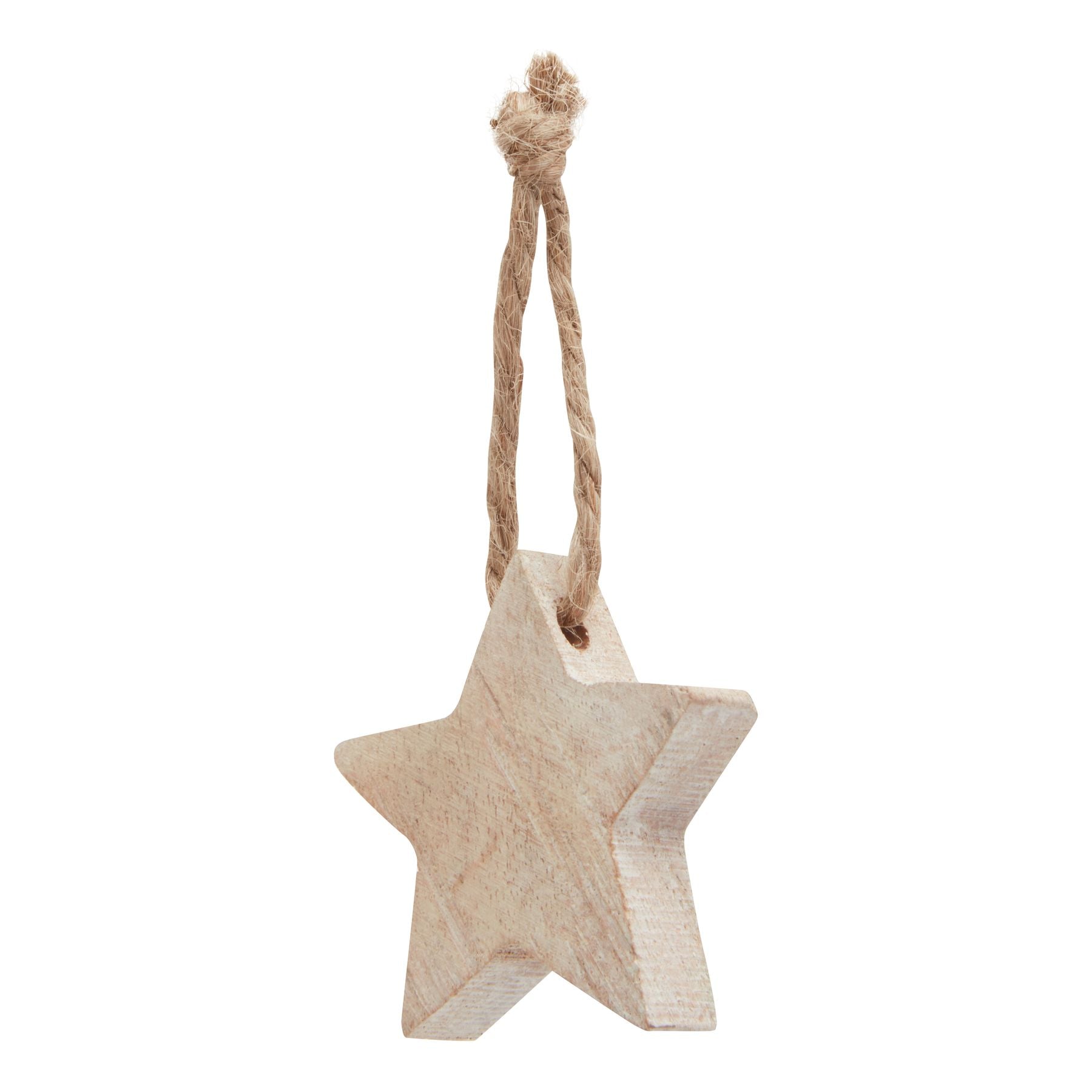 Pack Of 90 Wooden Star Hanging Decorations - Luxe Home Comforts